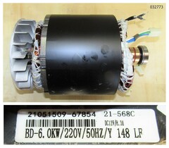 Генератор однофазный SDG 6500EH (Статор+Ротор)/Alternator component, single phase