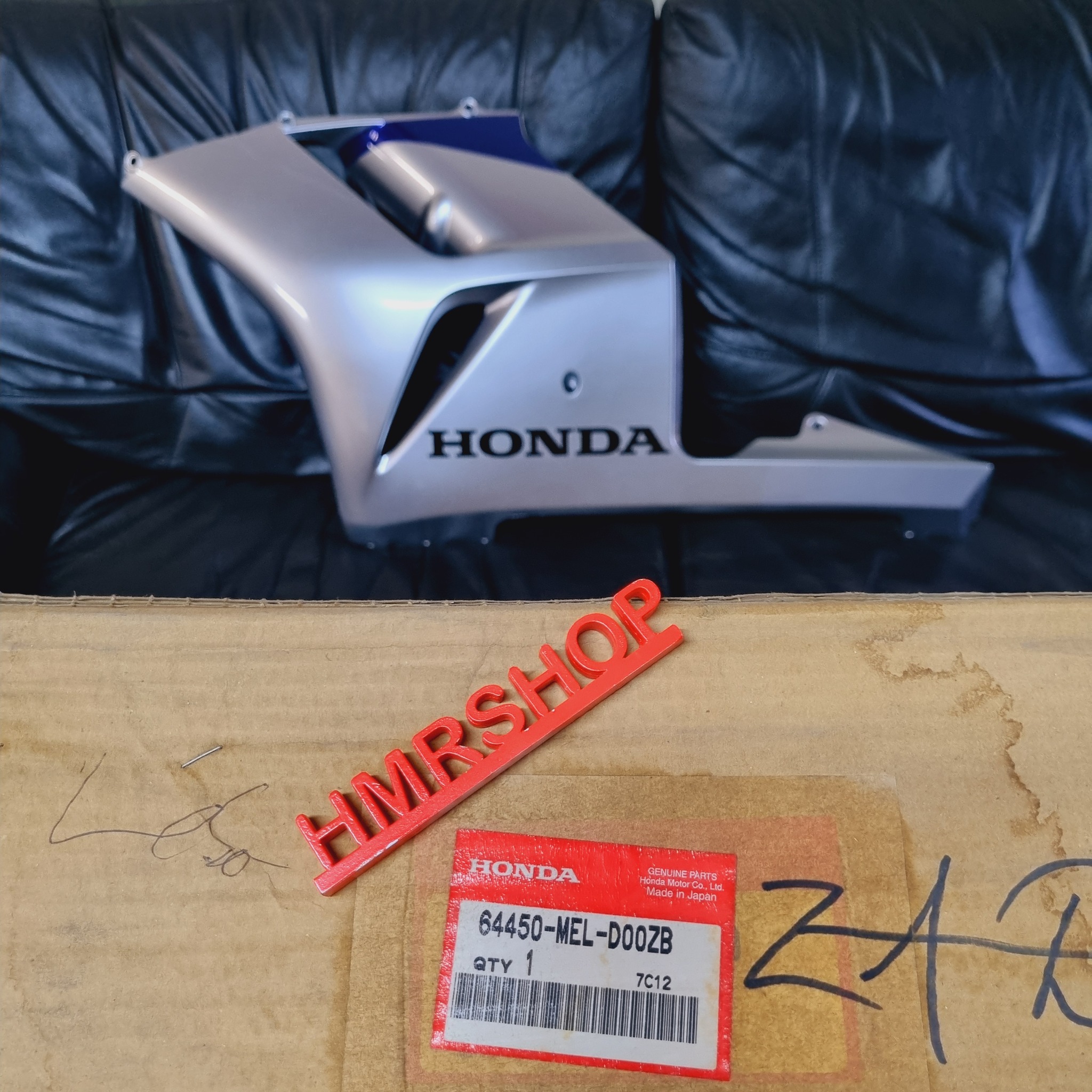 Honda Пластик боковой, нижний (плуг) CBR 600 RR 64450-MEL-D00ZB