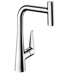 Hansgrohe Talis Select M51 72821000 Смеситель для кухни с выдвижным изливом и лейкой фото