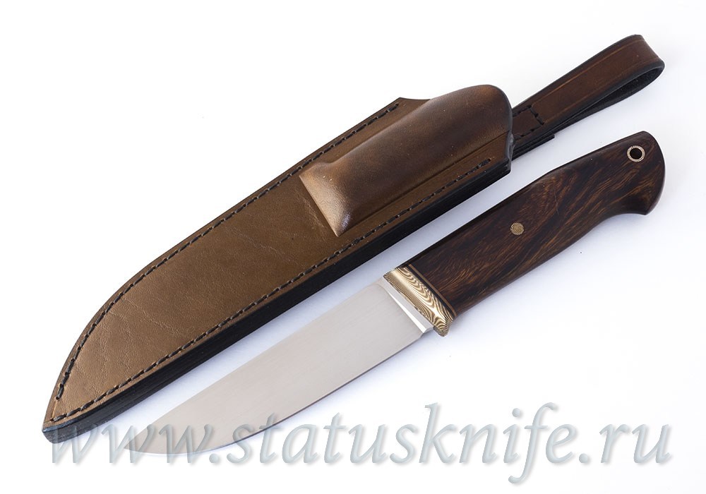 Нож авторский S125V Мокуме ironwood 121 мм
