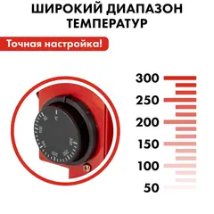 Сварочный аппарат д/пласт труб QUATTRO ELEMENTI ST-1100 (1100Вт, насадки 20-40мм, мет. кейc) (793-336)