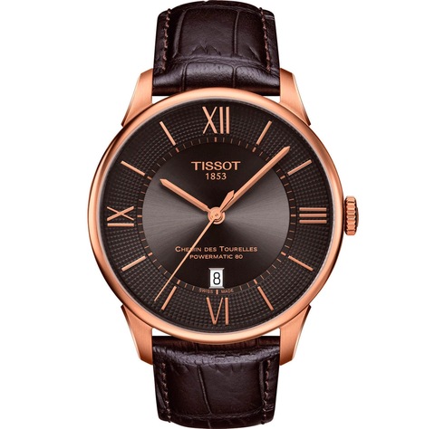 Наручные механические часы Tissot Chemin des Tourelles Powermatic 80 T099.407.36.448.00