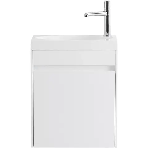 BelBagno PIETRA MINI-460-1A-SO-BL-R База под раковину подвесная с одной дверкой Bianco Lucido