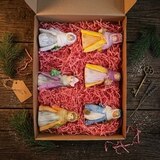 Набор ватных елочных игрушек ручной работы «Фрося» — фото 3