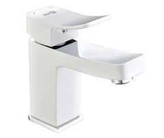 WasserKRAFT Aller 1063W Смеситель для раковины, цвет: хром, белый фото