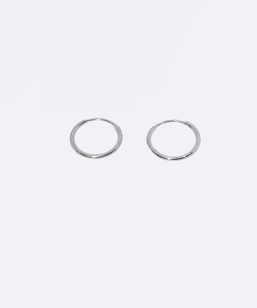 Серьги Кольца Silver 15 мм