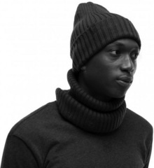 Модный шарф-труба Buff Neckwarmer Knitted Comfort Norval Graphite - 2