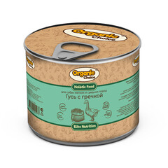 Organic Сhoice консервы для собак мелких и средних пород (гусь с гречкой) 240 гр