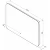 Art&Max AM-RAV-1200-700-DS-F Зеркало с подсветкой