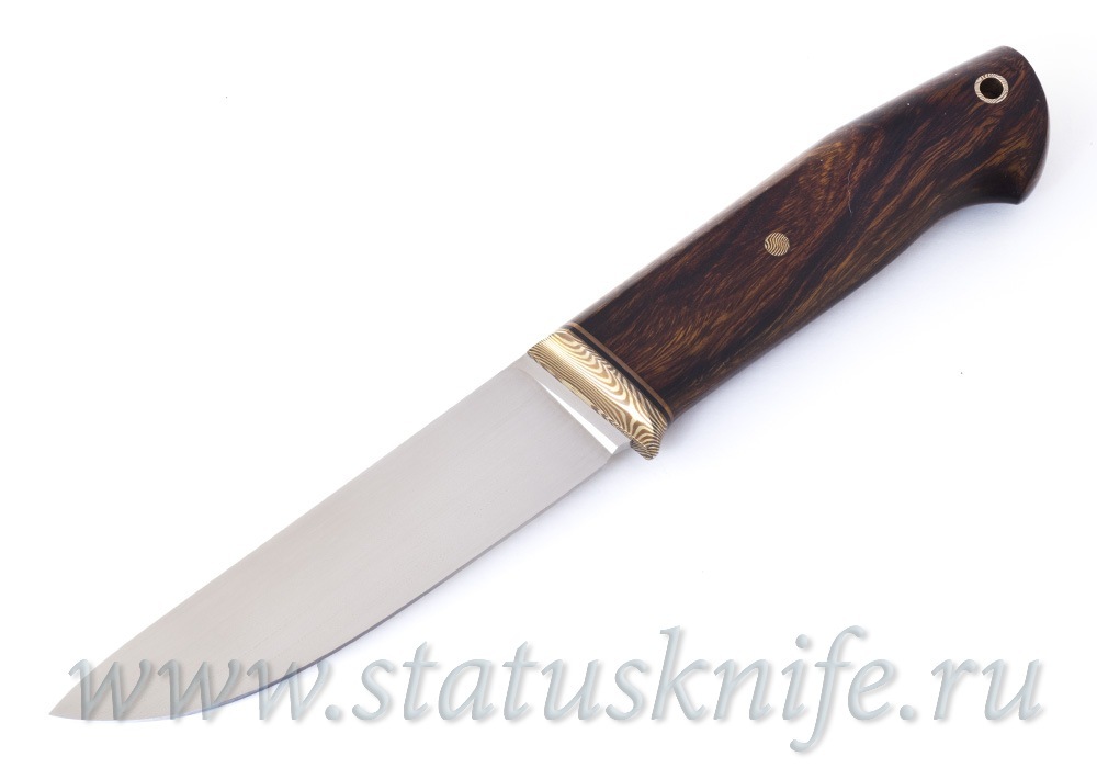Нож авторский S125V Мокуме ironwood 121 мм