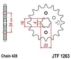 Звезда ведущая JTF1263 12