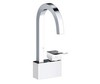 WasserKRAFT Aller 1067W Смеситель для кухни, цвет: хром, белый
