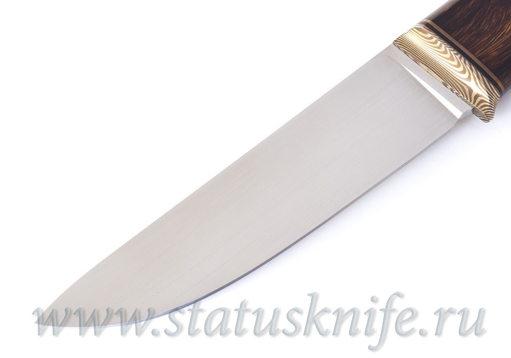 Нож авторский S125V Мокуме ironwood 121 мм