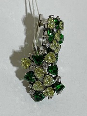 Пруса (серьги из серебра)