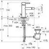 VitrA Origin A4255936WTC Смеситель для биде с донным клапаном, цвет матовый черный