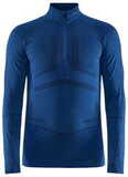 Термобелье Рубашка Craft Active Intensity Zip Blue с высоким горлом мужская