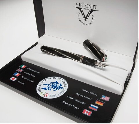 Ручка перьевая Visconti Divina Oversize Black G8 Summit 2009 LE, Black, M (Vs-263-G8M)