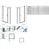 Radaway 10028100-01-01R NES DWS I 100 Right хром
