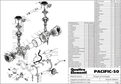 Цилиндр QUATTRO ELEMENTI PACIFIC-50 (919-761-011)