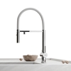 Sancos Imola SC4010CHWH Смеситель для кухни с гибким изливом и краном для фильтра, цвет: хром,белый
