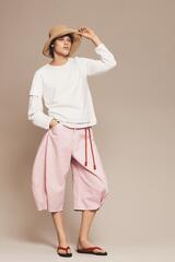 ZARA ШОРТЫ С ЗАЩИПАМИ — THE ITEM ZARA WOMAN, РОЗОВЫЙ