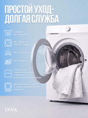 Наперник на молнии стеганый 50х70 см чехол для подушки 1 шт