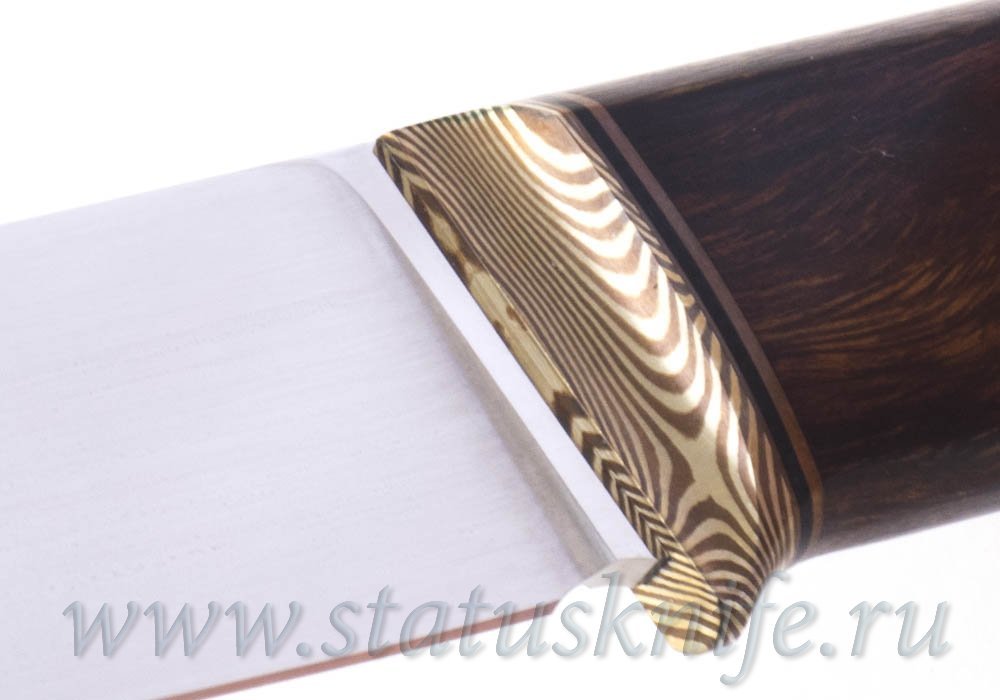 Нож авторский S125V Мокуме ironwood 121 мм