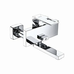 WasserKRAFT Alme 1501 Смеситель для ванны с коротким изливом, цвет: хром фото