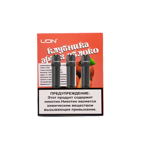 Картридж UDN-X Клубника Арбуз Яблоко - Strawberry Watermelon Apple