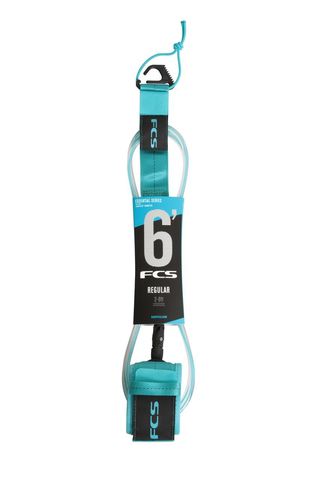 FCS 6' Regular Essential Leash Blue