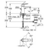 GROHE Eurosmart Cosmopolitan 23325000 Смеситель для раковины