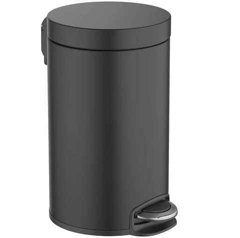 Aquatek AQ4992MB Мусорное ведро, матовый черный