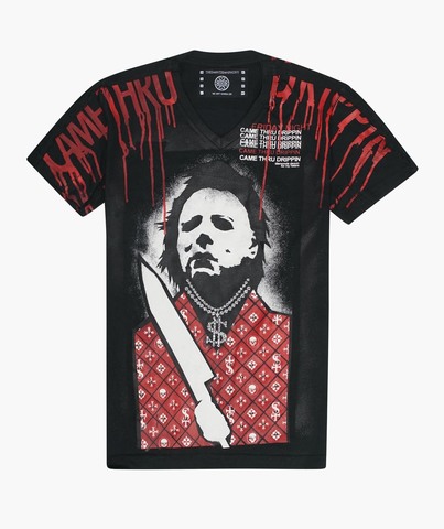The Saints Sinphony | Футболка мужская CAME THRU DRIPPIN Red TS3214 перед