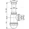 Alcaplast A443-DN50/40 Сифон для мойки