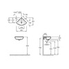 Jacob Delafon Odeon Up E4733-00 Угловой рукомойник 34 х 34 см
