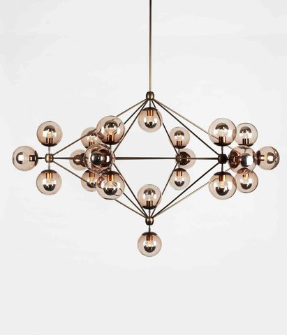люстра ROLL and HILL   Modo Chandelier - 6 Sided, 21 Globes