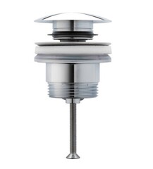 Duravit 50521000 Донный клапан, диаметр, мм-63, для раковины, тип-нажимной, форма крышки-круглая, цвет-хром фото