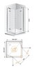 Cezares VERONA-W-A-2-120-P-CR Душевой уголок, цвет: хром