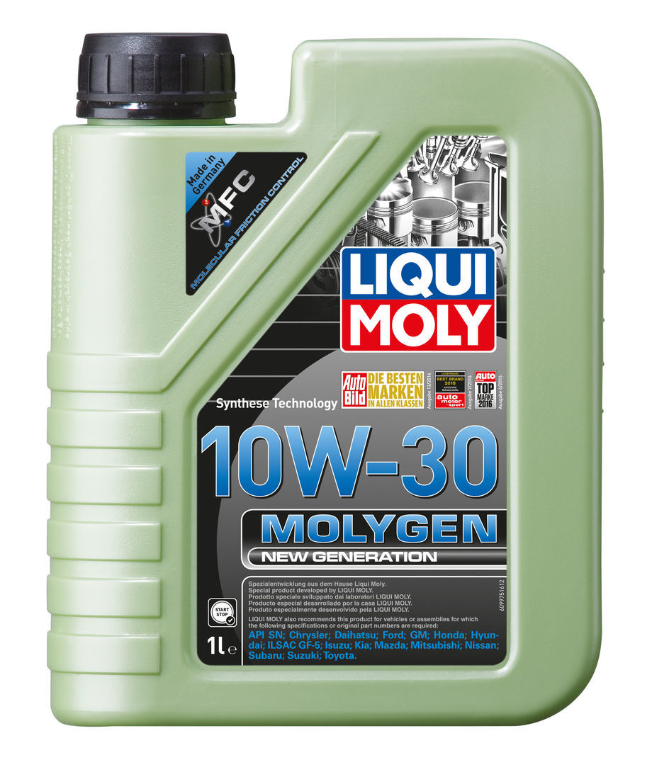 Моторное масло Liqui Moly Molygen New Generation 10w30 НС-синтетическое 5л