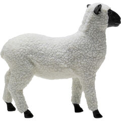 Фигура декоративная Happy Sheep Wool «Счастливая овечка в шерсти» 28 см, Белый