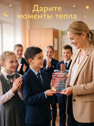 Открытка Учителю английского языка