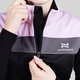 Детский разминочный жилет Nordski Jr. Drive Black-Orchid