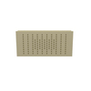 Fantini Acquafit Верхний душ 30х30см., потолочный, цвет: Matt British Gold PVD