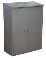 Шкаф для газового баллона 50л (на 2 шт.) серый