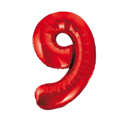 Цифра гелиевая 9 
