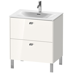 Duravit Brioso BR451102222 Тумба напольная под раковину # 234473, 2 ящика, 685x720x479мм, цвет White High Gloss фото