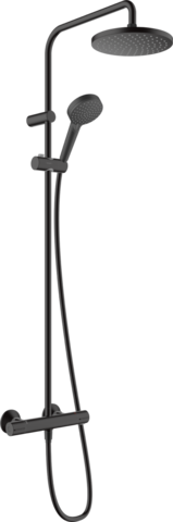 Душевая система с термостатом для душа, черный Hansgrohe Vernis Blend Showerpipe 200 26276670