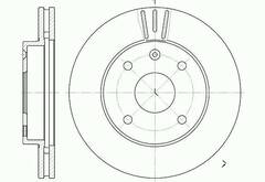Диск тормозной вентилируемый G-brake  GR-02882