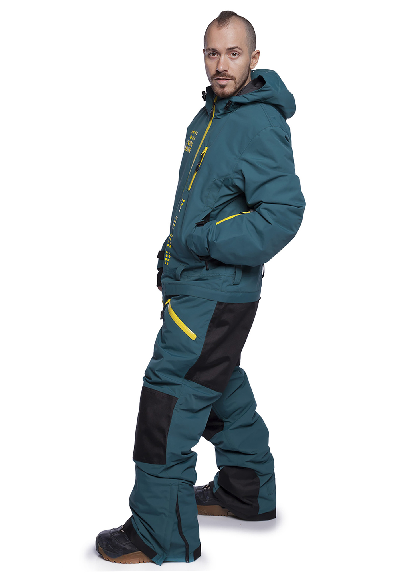 COOL ZONE KITE сноубордический комбинезон мужской болотный - 3