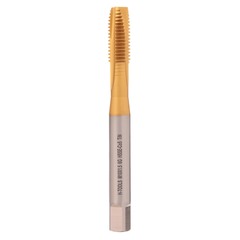 Метчик М10х1,5 (Машинный) DIN371 HSSE-TiN 6g B/4-5P 100мм a=8,0 H-Tools 114X01-C2-0100